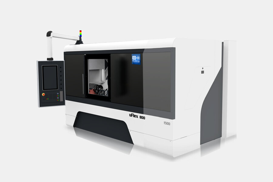 Komplette Hartfeinbearbeitung: Drehen, Messen und Schleifen in einer Maschine und in einem Arbeitsgang. Für kleine bis mittlere Losgrößen.